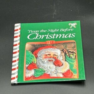 Vintage Twas the Night Before Christmas Candy Cane books, illustrated by Graves